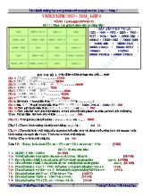 Đề thi violympic môn Toán 4 - Vòng 1 - Năm học 2015-2016